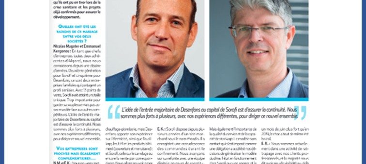 L’Interview de nos dirigeants dans le journal ZEPROS